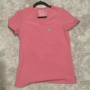 Figs Mauve XS scrub top